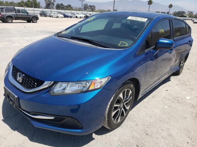 Photo 2 from auction – 2015 HONDA CIVIC EX with VIN 19XFB2F81FE261103