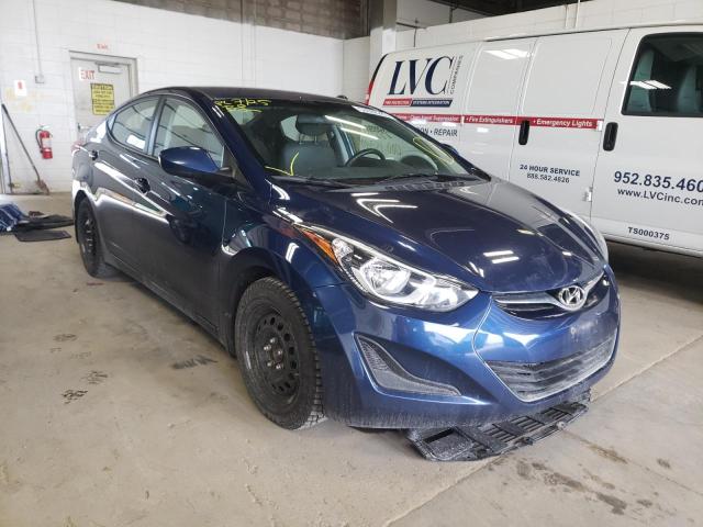 HYUNDAI ELANTRA 2016 with VIN 5NPDH4AE8GH757575 - Photo from auction