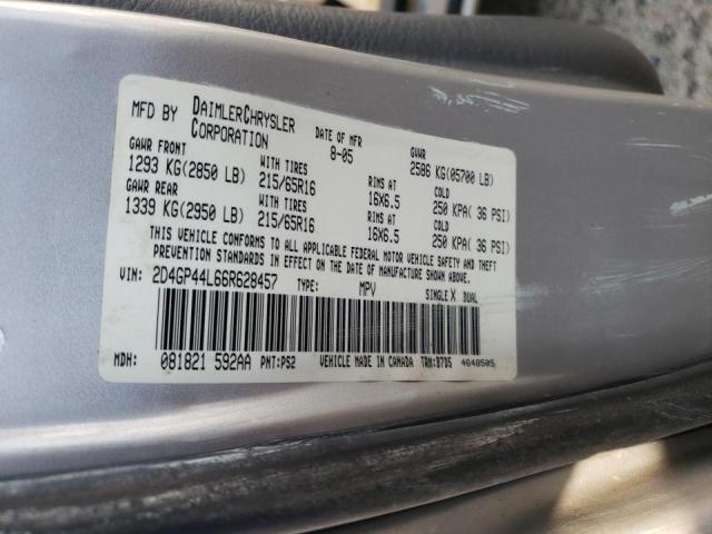 Photo 10 from auction – 2006 DODGE GRAND CARA with VIN 2D4GP44L66R628457