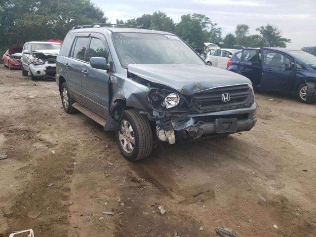 HONDA PILOT EXL 2005 with VIN 2HKYF18765H557868 - Photo from auction