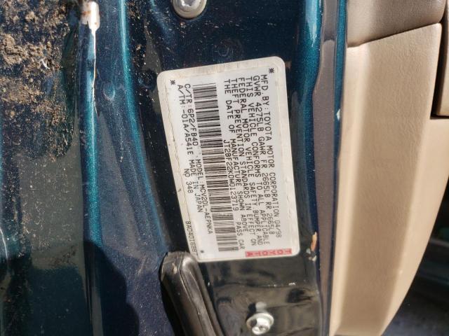 Photo 10 from auction – 1998 TOYOTA CAMRY CE with VIN JT2BF22K0W0123719