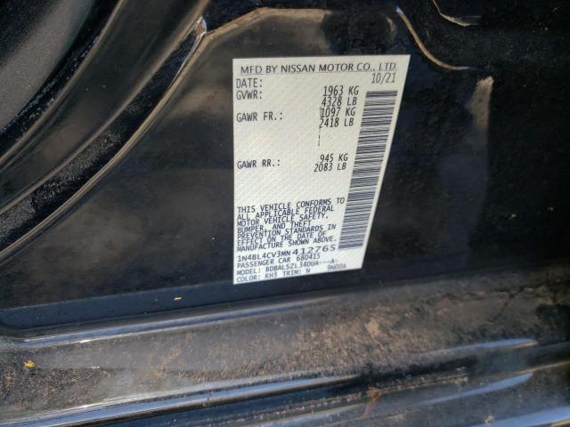 Photo 10 from auction – 2021 NISSAN ALTIMA SR with VIN 1N4BL4CV3MN412765
