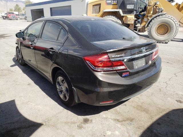 Photo 3 from auction – 2014 HONDA CIVIC LX with VIN 2HGFB2F59EH541491