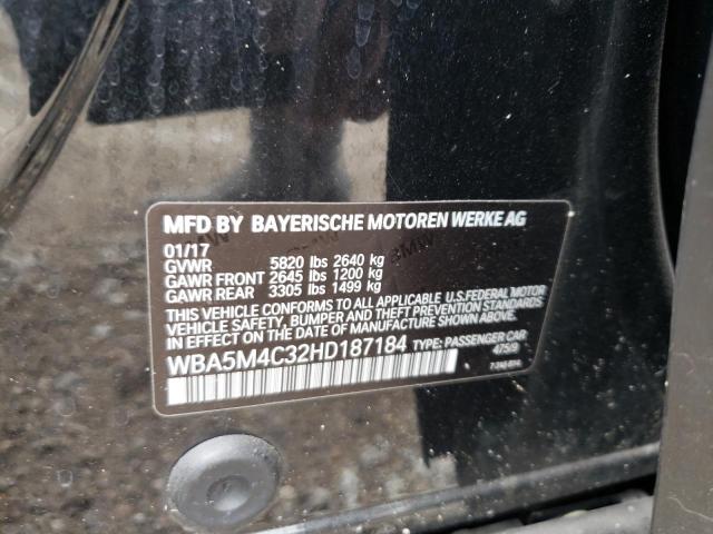 Photo 10 from auction – 2017 BMW 535 XIGT with VIN WBA5M4C32HD187184