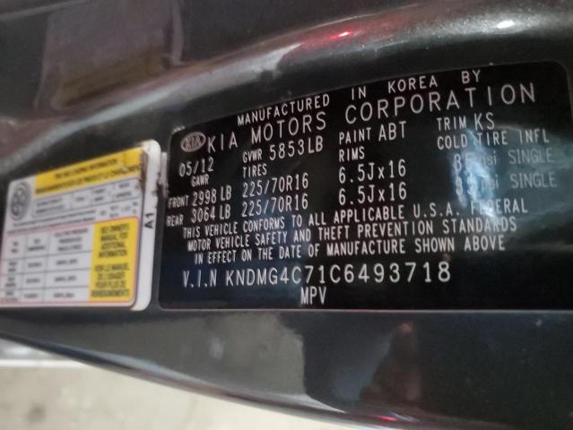 Photo 10 from auction – 2012 KIA SEDONA LX with VIN KNDMG4C71C6493718