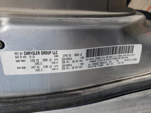 Photo 10 from auction – 2010 CHRYSLER TOWN & COU with VIN 2A4RR5D17AR421471