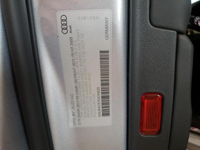 Photo 10 from auction – 2019 AUDI S5 PREMIUM with VIN WAUB4CF57KA099525
