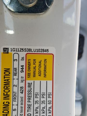 Photo 10 from auction – 2020 CHEVROLET IMPALA with VIN 1G11Z5S38LU102845