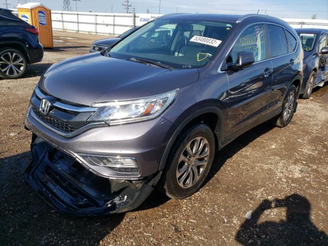 Photo 2 from auction – 2015 HONDA CR-V EXL with VIN 5J6RM4H70FL042173