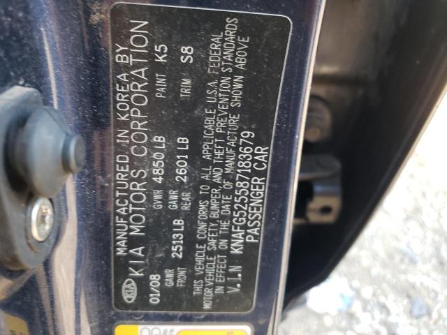 Photo 10 from auction – 2008 KIA RONDO BASE with VIN KNAFG525587183679
