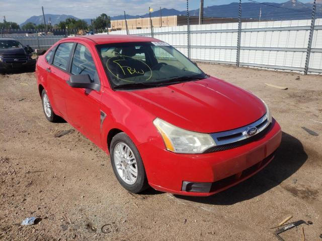 FORD FOCUS SE 2008 with VIN 1FAHP35N78W272502 - Photo from auction