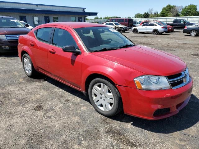 DODGE AVENGER SE 2012 with VIN 1C3CDZAB7CN165240 - Photo from auction