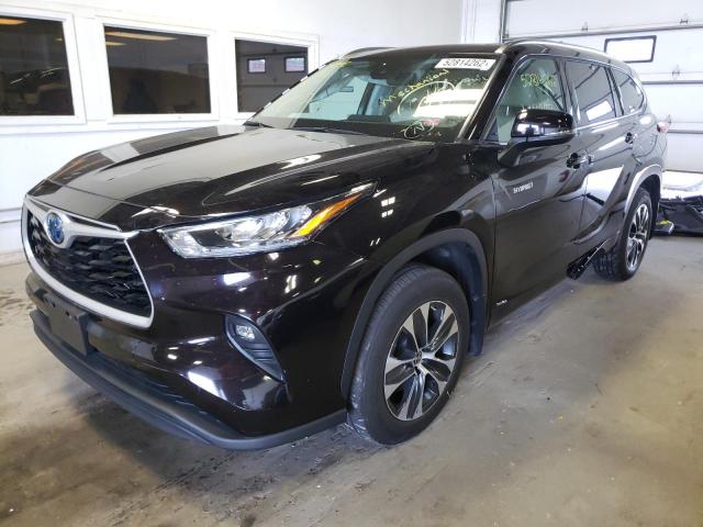 Photo 2 from auction – 2020 TOYOTA HIGHLANDER with VIN 5TDHBRCH0LS003582