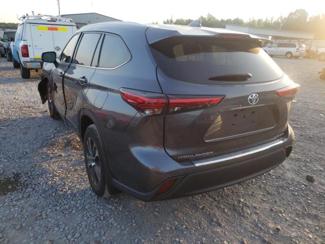 Photo 3 from auction – 2020 TOYOTA HIGHLANDER with VIN 5TDHZRBH7LS021848