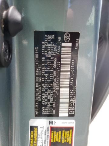 Photo 10 from auction – 2011 TOYOTA CAMRY BASE with VIN 4T1BF3EK7BU621066