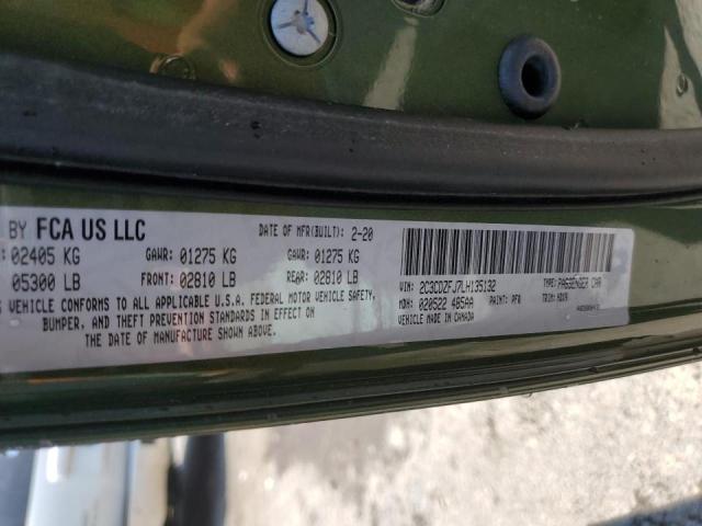 Photo 10 from auction – 2020 DODGE CHALLENGER with VIN 2C3CDZFJ7LH135132