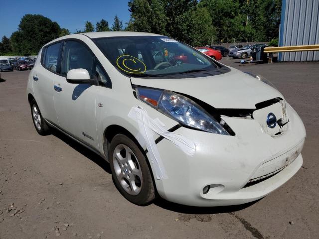 NISSAN LEAF SV 2012 with VIN JN1AZ0CP6CT025090 - Photo from auction