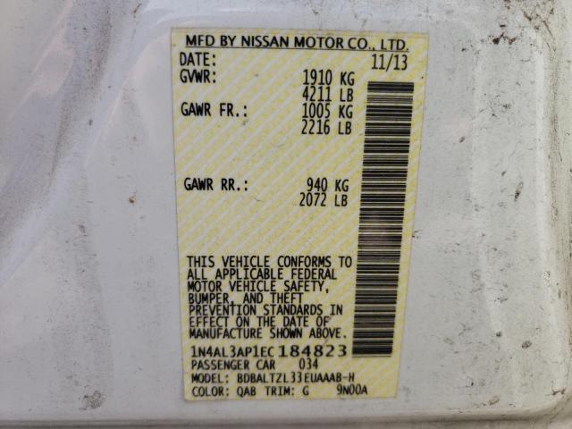 Zdjęcie 10 z aukcji – 2014 NISSAN ALTIMA 2.5 z VIN 1N4AL3AP1EC184823