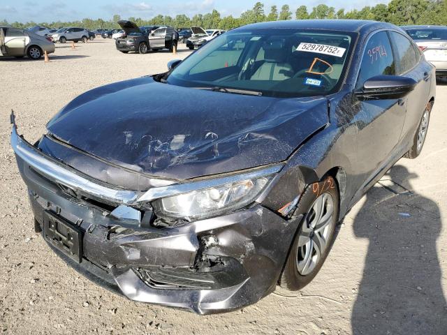 Photo 2 from auction – 2017 HONDA CIVIC LX with VIN 19XFC2F56HE038772
