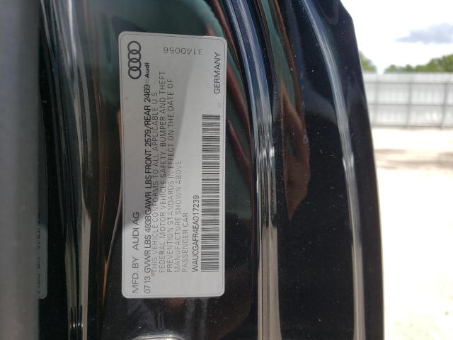 Photo 10 from auction – 2014 AUDI S5 PREMIUM with VIN WAUCGAFR4EA017239
