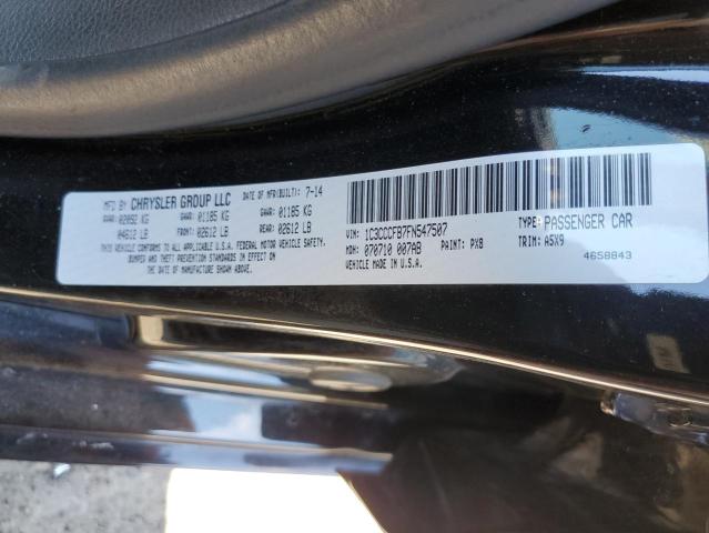 Photo 10 from auction – 2015 CHRYSLER 200 LX with VIN 1C3CCCFB7FN547507