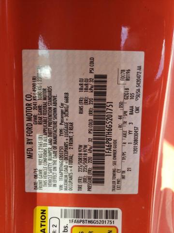 Photo 10 from auction – 2016 FORD MUSTANG with VIN 1FA6P8TH6G5201751