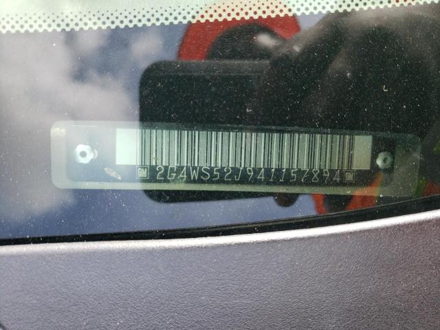 Photo 10 from auction – 2004 BUICK CENTURY CU with VIN 2G4WS52J941157894