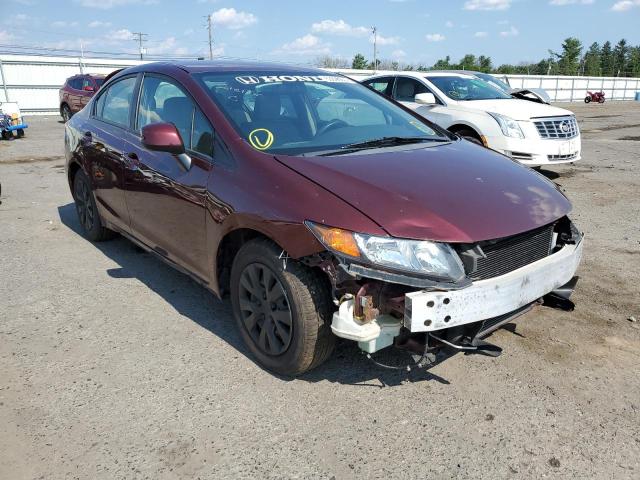 Photo 1 from auction – 2012 HONDA CIVIC LX with VIN 19XFB2F54CE321442