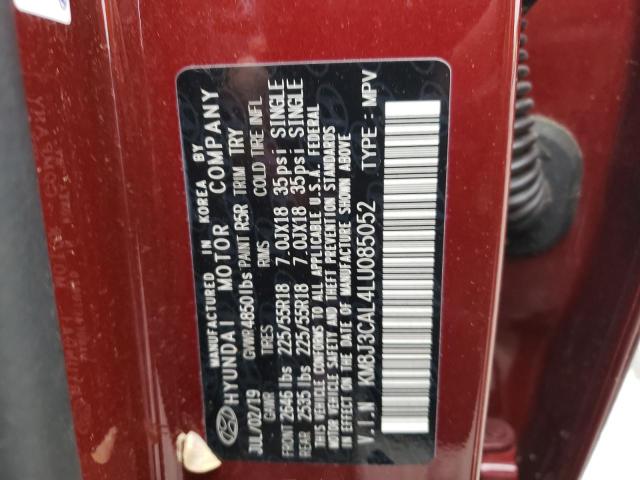 Photo 10 from auction – 2020 HYUNDAI TUCSON LIM with VIN KM8J3CAL4LU085052