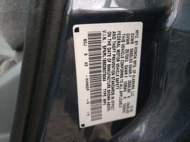 Photo 10 from auction – 2003 HONDA ODYSSEY EX with VIN 5FNRL18653B073044