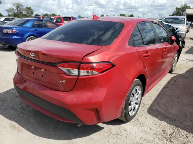 Photo 4 from auction – 2020 TOYOTA COROLLA LE with VIN 5YFEPRAE1LP015665