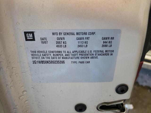 Photo 10 from auction – 2008 CHEVROLET IMPALA LS with VIN 2G1WB58K589235396