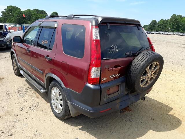 Photo 3 from auction – 2005 HONDA CR-V EX with VIN JHLRD78875C057528