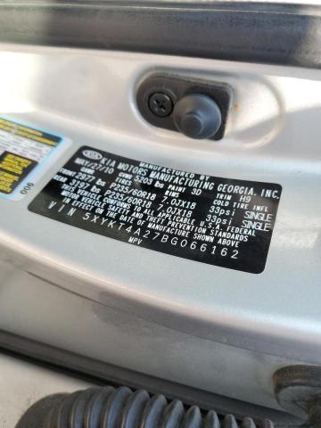 Photo 10 from auction – 2011 KIA SORENTO BA with VIN 5XYKT4A27BG066162