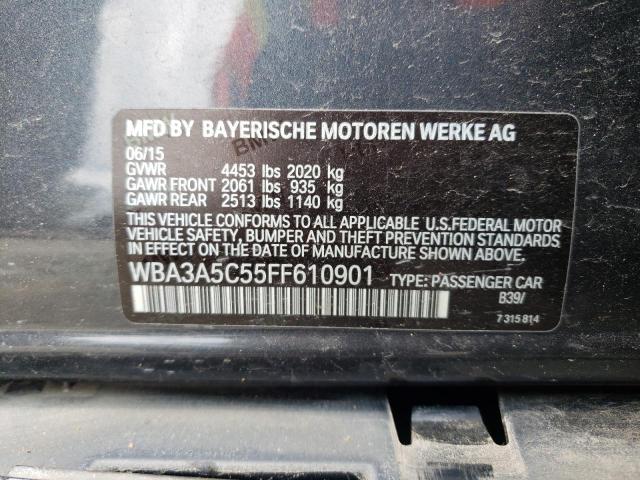 Photo 10 from auction – 2015 BMW 328 I with VIN WBA3A5C55FF610901