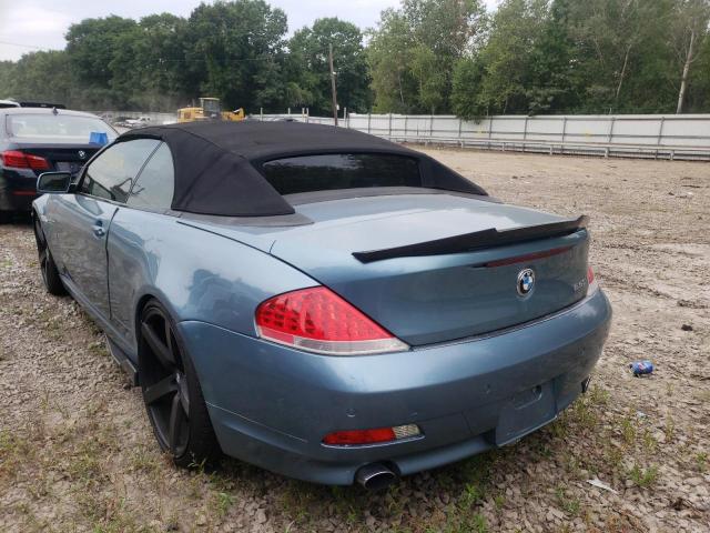 Photo 3 from auction – 2006 BMW 650 I with VIN WBAEK13446CN78577