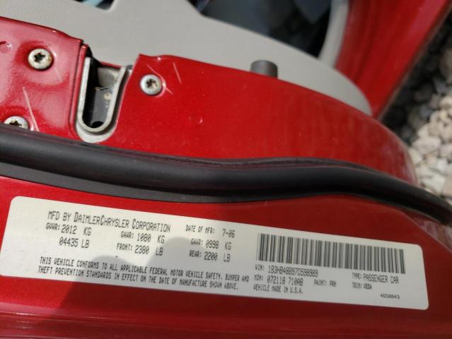 Photo 10 from auction – 2007 DODGE CALIBER SX with VIN 1B3HB48B97D598989