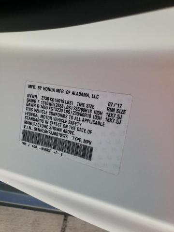 Photo 10 from auction – 2018 HONDA ODYSSEY EX with VIN 5FNRL6H73JB019373