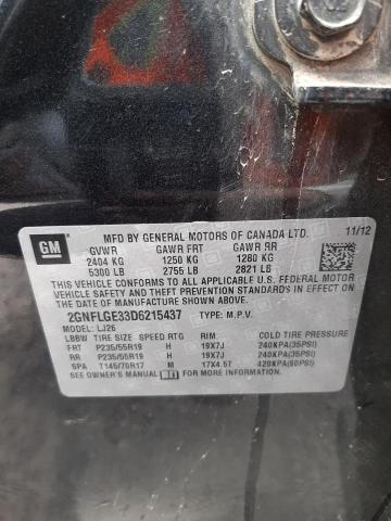 Photo 10 from auction – 2013 CHEVROLET EQUINOX LT with VIN 2GNFLGE33D6215437