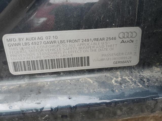 Photo 10 from auction – 2011 AUDI A4 PREMIUM with VIN WAUBFAFL0BN009928
