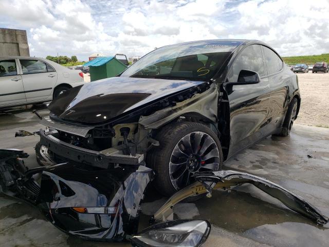 Photo 2 from auction – 2022 TESLA MODEL Y with VIN 7SAYGDEF9NF379126