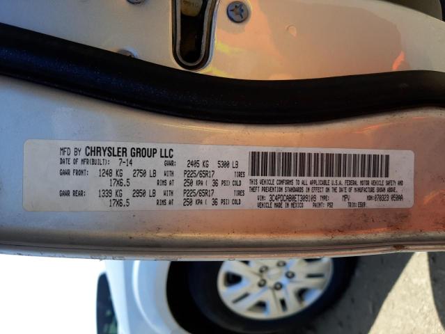 Photo 10 from auction – 2014 DODGE JOURNEY SE with VIN 3C4PDCAB0ET309109