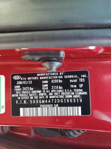 Photo 10 from auction – 2013 KIA OPTIMA LX with VIN 5XXGM4A72DG166319