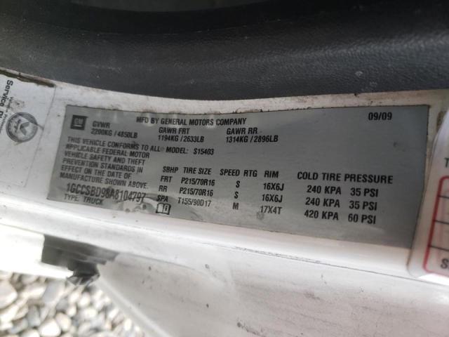 Photo 10 from auction – 2010 CHEVROLET COLORADO with VIN 1GCCSBD98A8104797