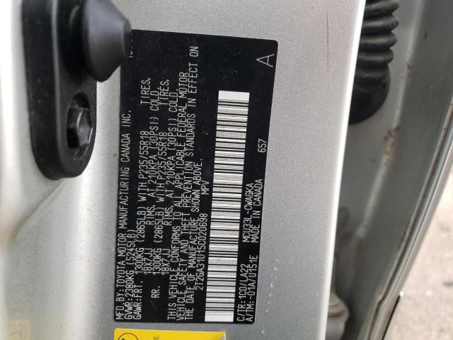 Photo 10 from auction – 2005 LEXUS RX 330 with VIN 2T2GA31U15C020698