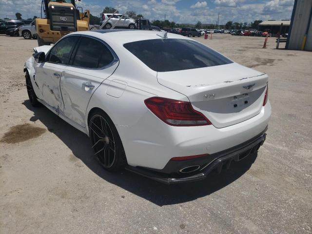 Photo 3 from auction – 2020 GENESIS G70 with VIN KMTG54LE1LU056414