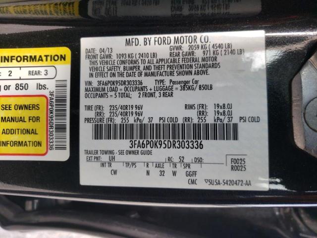Photo 10 from auction – 2013 FORD FUSION TIT with VIN 3FA6P0K95DR303336