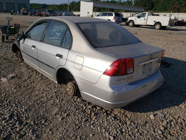 Photo 3 from auction – 2003 HONDA CIVIC DX with VIN 2HGES16143H599542