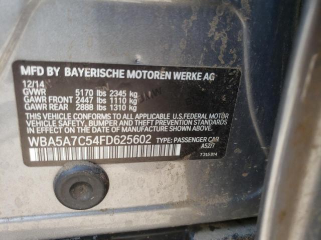 Photo 10 from auction – 2015 BMW 528 XI with VIN WBA5A7C54FD625602