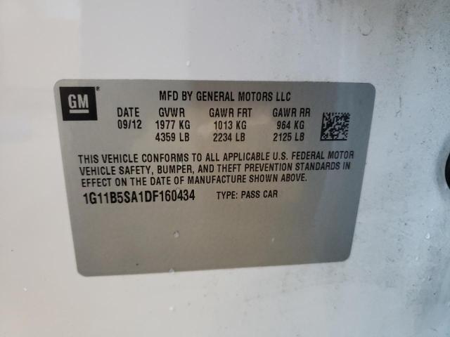 Photo 10 from auction – 2013 CHEVROLET MALIBU LS with VIN 1G11B5SA1DF160434